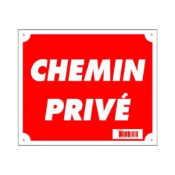 Panneau Chemin Privé